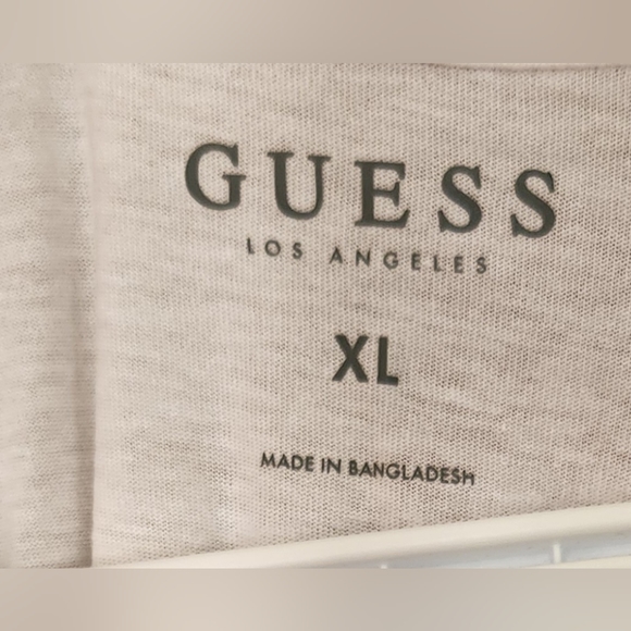 guess los angeles t-shirt White Small Printed Logo, Size XL - Picture 6 of 7